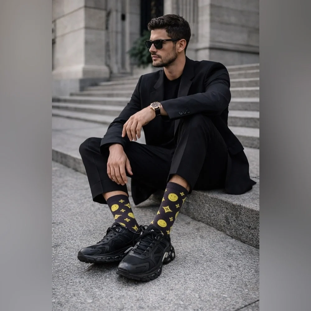 Luxury LV Crew Socks